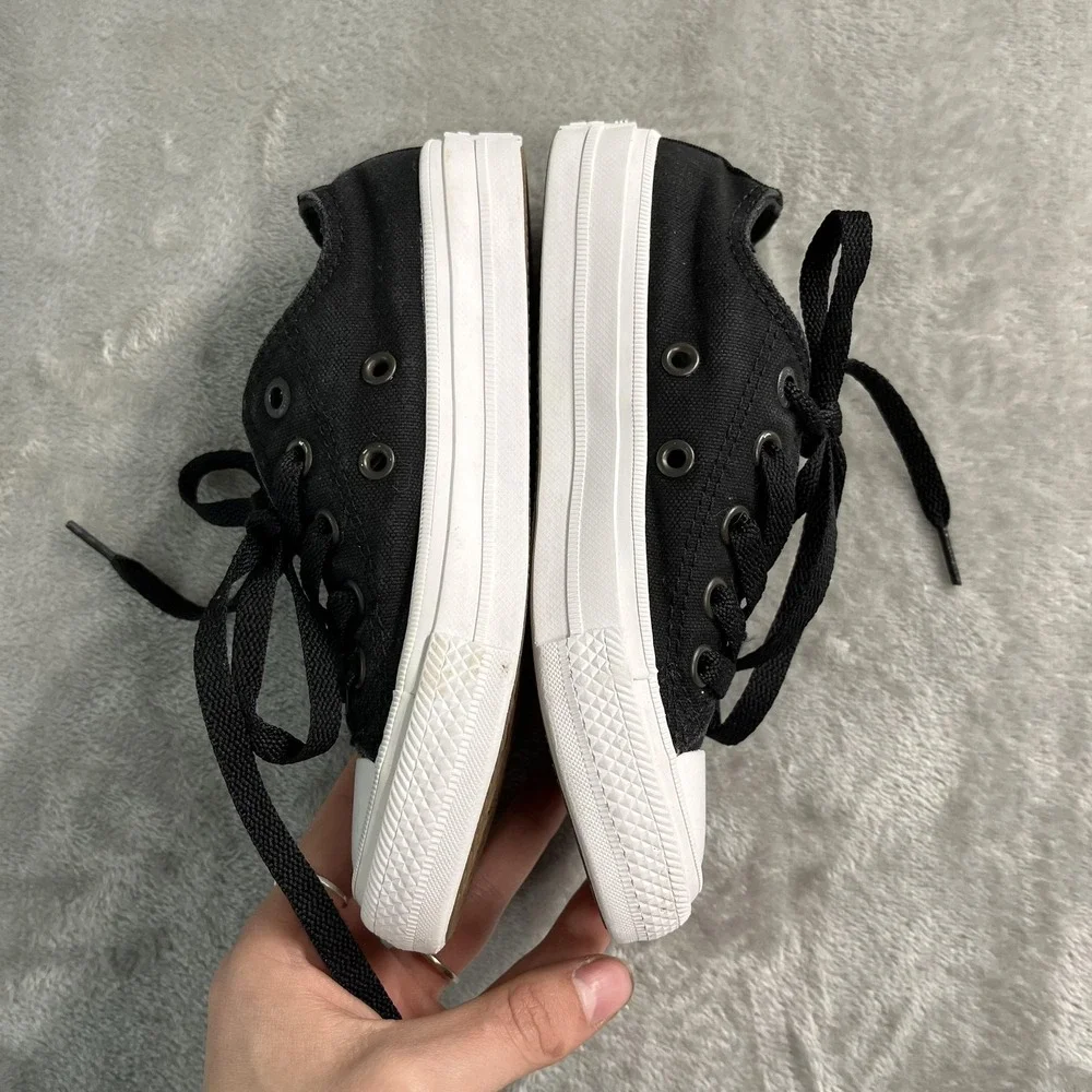 Converse Chuck Taylor All Star II Shoes Youth Size 13 Black Low Top Canvas